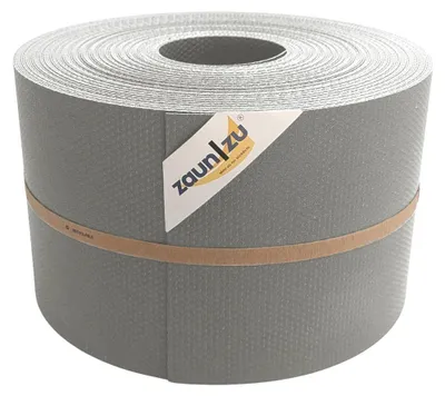 Produktbild von Sichtschutzstreifen PP zaun|zu DELUX Rolle 50m Steingrau 50m
