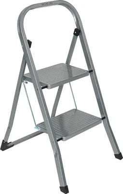 Produktbild von Stufenleiter mit 2 Stritten Metall Silber Michelino