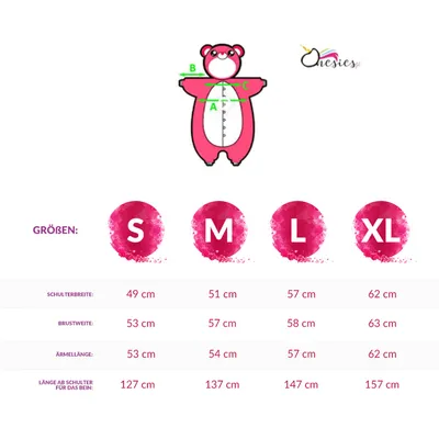Obrázok produktu pre ZOLTA Kombinéza pre mužov a ženy - Mäkké a príjemné pyžamo - Teplé pyžamo - Kostým na párty a Halloween - Veľkosť 148-160 cm S - Dúhový svietiaci jednorožec