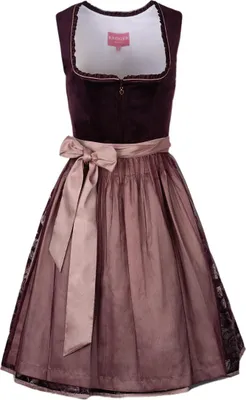 Produktbild von Dirndl Joelina 60cm Länge bordeaux 42