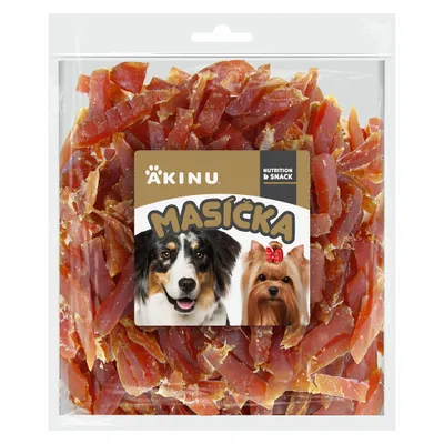 Obrázek produktu pro Akinu MASÍČKA Kuřecí proužky pamlsek pro psy 300 g