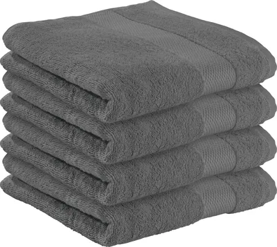 Produktbild von Erwin Müller Duschtuch Sindelfingen" 4er-Pack anthrazit 70x140 cm"