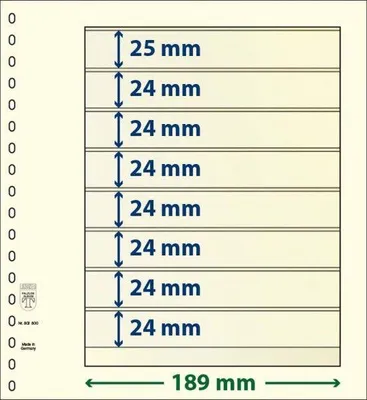 Produktbild von Lindner dT802800P dT-Blanko-Blatt 5er Pack