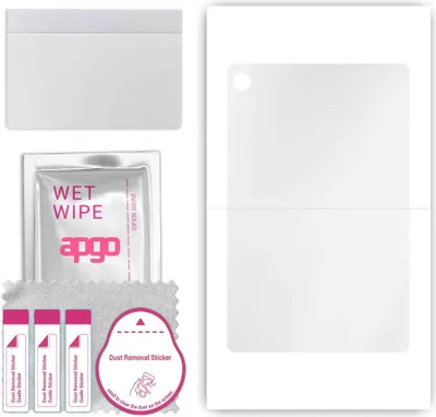 Produktbild von apgo Rückseite Schutzfolie, klar, kompatibel mit Teclast T40 Plus, Hinten Hydrogel-Displayschutzfolie mit Positionierhilfe, kratzfest, einfache Montage