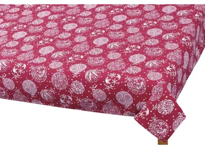 Immagine prodotto di Tovaglia NATALE - 120x140 cm - Rosso,Beige