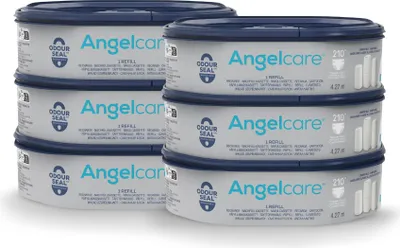 Produktbild von Angelcare Nachfüllkassette für Windeleimer Dress-Up und Classic XL 6er Pack