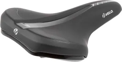 Produktbild von Velo Fit E1, Fahrradsattel, Unisex, Schwarz, Einfarbig