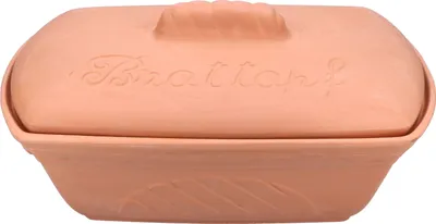 Produktbild von Terra Brottopf Brotkasten mit Deckel Brötchen Toast Aufbewahrungsbox Ton