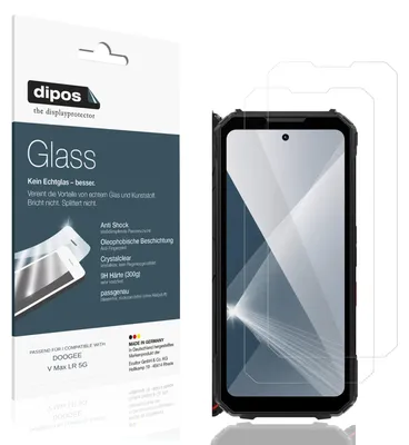 Immagine prodotto di 2x Pellicola Protettiva per DOOGEE V Max LR 5G Protezione Vetro Flessibile 9H dipos