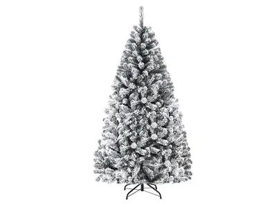 Obrázok produktu pre Umelý vianočný stromček CM22067, 180 cm, zasnežený, kovový stojan