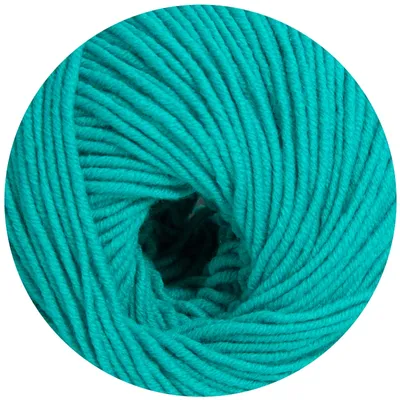 Produktbild von OnLine Supersocke 6-fach Merino Uni 5004 Türkis 150g