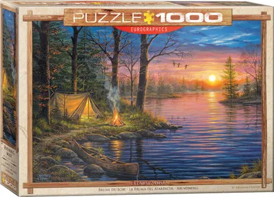 Produktbild von 1000 Teile Puzzle Abraham Hunter Abendnebel