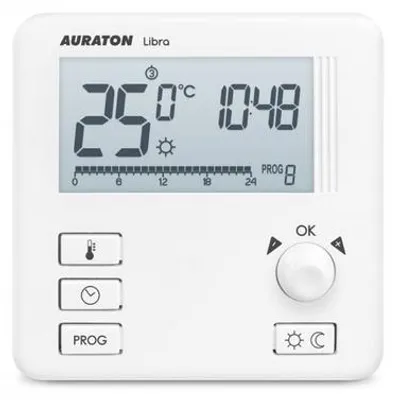 Zdjęcie produktu dla Termostat z programem tygodniowym Auraton Libra (3021) z możliwością przełączania pomiędzy trybami g