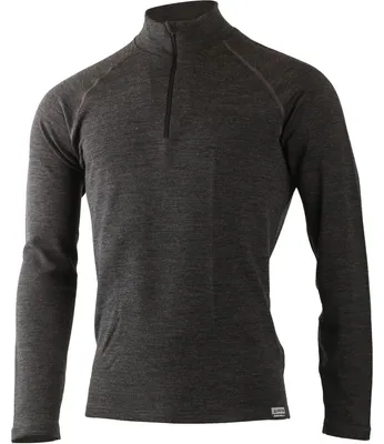 Produktbild von WARY Herren Merino-Langarm-Sweatshirt mit 1/4-Reißverschluss