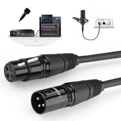 Produktbild von Ugreen XLR-Kabel 5m Mikrofon & Verstärker Verbindung