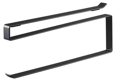Papierhandtuchhalter unter Regal, Stahl, Schwarz, 26x9,5x1,5 cm