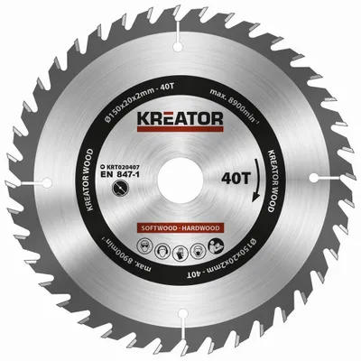 Image de Lame de scie circulaire 150 x 20 x 2 mm pour le bois, bagues de réduction incluses