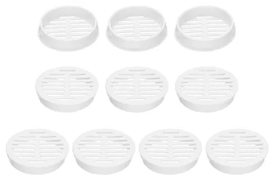 Imagen del producto de 10 unidades de rejillas de ventilación redondas para techo, de 50 mm (2 pulgadas) de diámetro