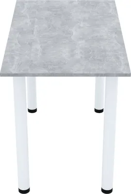 Obrázek produktu pro Betonový jídelní stůl AKKE s bílými nohami DxŠxV: 80x60x74 cm