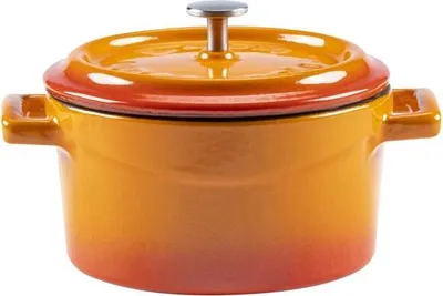 Obrázek produktu pro LAVA Metal Hrnec Ø 10 cm 035 L Litinový Oranžový LVYTC10K2OR
