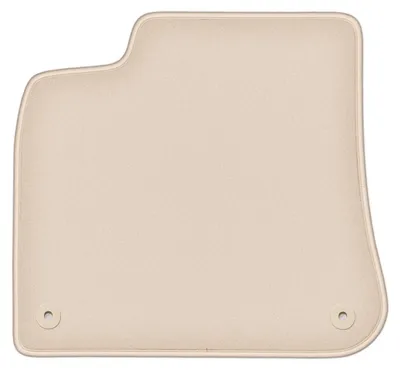 Produktbild von DURBAN Beige Velours-Fahrerfußmatte für Audi Q8 SUV (2020-)