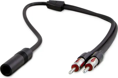 Produktbild von Y-Adapter Antenne Verteiler Splitter Kabel DIN ISO Buchse auf 2x DIN Stecker KFZ