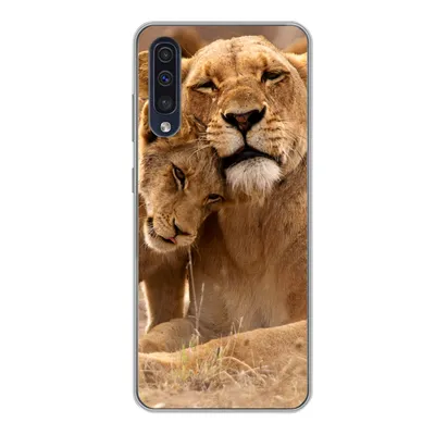 Produktbild von MuchoWow® Handyhülle Schutzhülle Hülle für Samsung Galaxy A50 Löwe - Wilde Tiere - Jungtier Silikon Softcase Handy Hülle - Mobiltelefonhülle