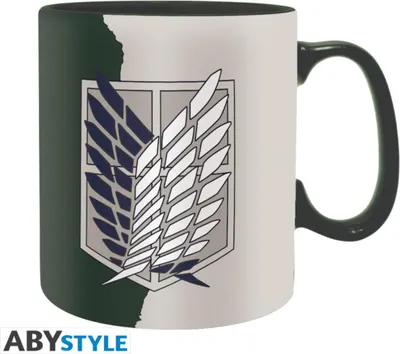 Obrázek produktu pro Attack on Titan hrnek Emblem S4 (460 ml)