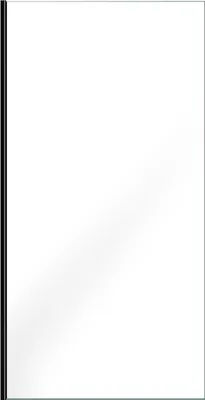 Image de Paroi de Douche 100x200cm - Verre Trempé Transparent 8mm - Profilé Noir - FREEDOM 2 BLACK