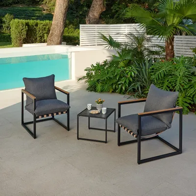 Produktbild von Gartensitzgruppe 2 Stühle und Tisch