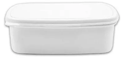 Produktbild von Plottermarie Sublimationsrohlinge für personalisierte Geschenkideen – Sublimationsrohlinge, Fotogeschenke, Personalisierung Lunchbox ohne Unterteilung Subli White