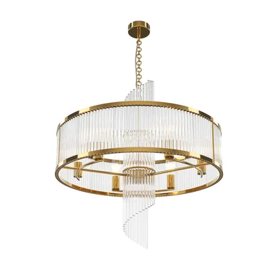 Immagine prodotto di Maytoni lampadario a sospensione rotondo oro trasparente 6xE14 60W soggiorno