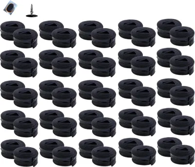 Zdjęcie produktu dla 50 x dętka rowerowa Roverstone 27,5" / 28" / 29" z zaworem SV, wraz z łatkami do dętek