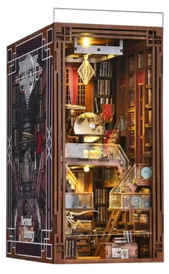 Obrázek produktu pro Beyond Library – 3D DIY Book Nook miniaturní domek 3D puzzle s LED osvětlením