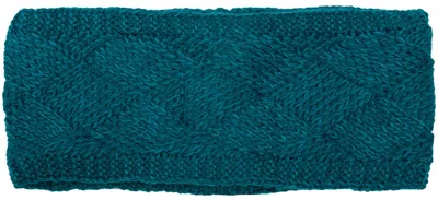 Produktbild von styleBREAKER Damen Strick Stirnband einfarbig mit Rauten Muster, Thermo Fleece Futter, Winter Headband Uni 04026062