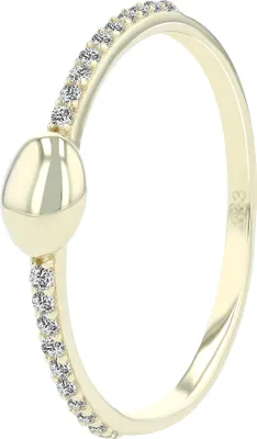 Produktbild von 333/- Gold Ring "Ares" mit Zikonia, 8 Karat, Gelbgold
