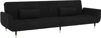 Produktbild von VidaXL 337588, Schwarz, Schaum, Metall, Polyester, Holz, 2200 mm, 1000 mm, 520 mm