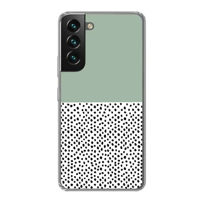 Produktbild von MuchoWow® Handyhülle Schutzhülle Hülle für Samsung Galaxy S22 Plus Polka dots - Grün - Schwarz Silikon Softcase Handy Hülle - Schutzabdeckung