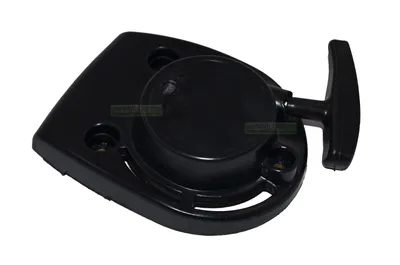 A black starter pull cord assembly for a Honda engine.