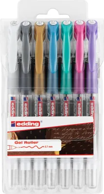 Immagine prodotto di edding 2185 Rulli in gel assortiti (set di 7)