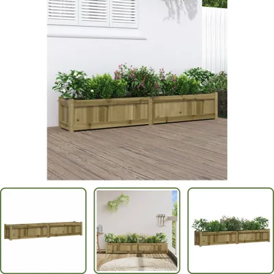 Produktbild von The Living Store Pflanzkübel 180x31x31 cm Kiefernholz Imprägniert