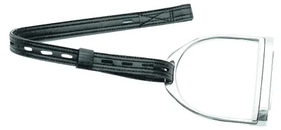 Steigbügelriemen mit Schlaufe, Schwarz, 27.5"