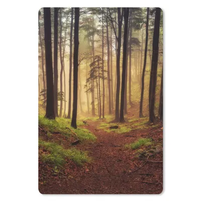 Produktbild von MuchoWow® Mauspad Mousepad Bäume - Natur - Wald 18x27 cm - Mousepads - Maus Mat - Pad - Mausunterlage