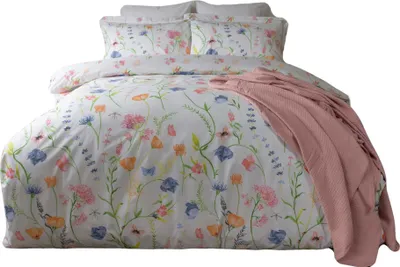 Produktbild von Belledorm - Floral - Bettwäsche-Set "Larissa" BM475 (Doppelbett) (Bunt)
