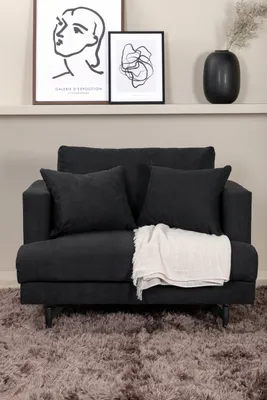 Produktbild von Venture Home Akzentstuhl Sofia Schwarz