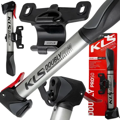 Immagine prodotto di Kellys Doubly Pro 50: Mini pompa per bicicletta telescopica