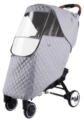 Image de Housse de pluie universelle et imperméable pour poussettes