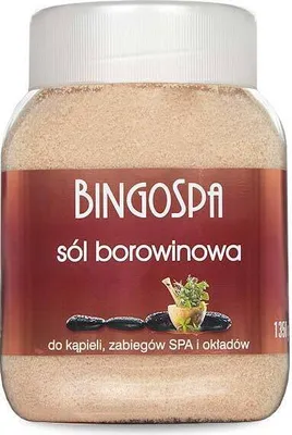 Zdjęcie produktu dla Sól torfowa BINGOSPA do okładów i kąpieli 1,35 kg