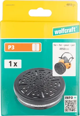 Obrázok produktu pre Respirátorový filter Wolfcraft P3 4953000