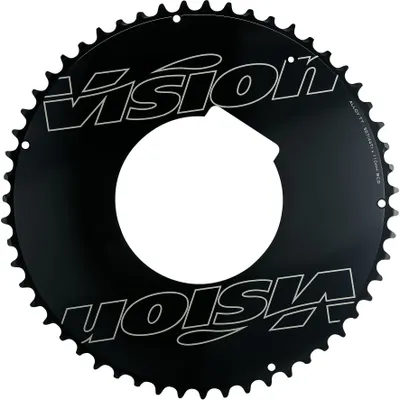 Produktbild von Vision Kettenblatt Road Powerbox Aero 4-Arm 110 mm x 56 T Schwarz - aerodynam....